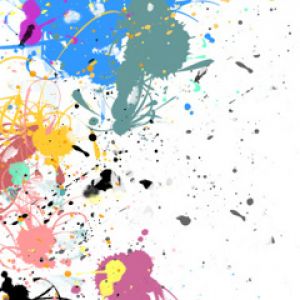 Bunte Abstrakte Spritzkunst