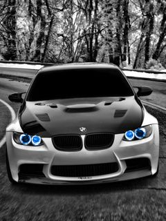 BMW M3 Schwarz und Blau