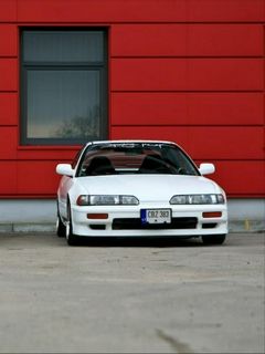Weißes Sportauto