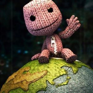 Sackboy auf der Erde