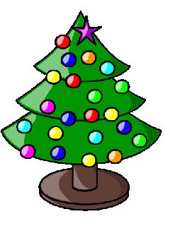 Bunter Weihnachtsbaum