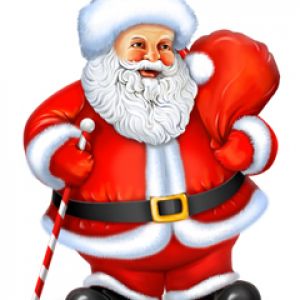 Fröhlicher Weihnachtsmann Illustration