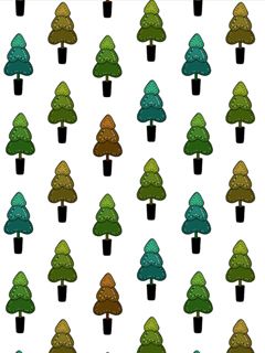 Bunter Baum-Muster