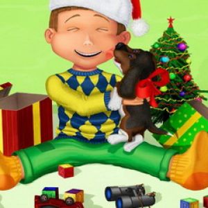 Weihnachtsfreude mit Welpen