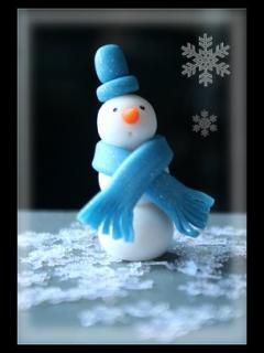 Niedlicher Schneemann