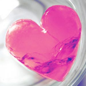 Rosa Gel-Herz