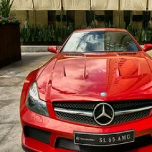 Mercedes-Benz SL65 AMG Rot