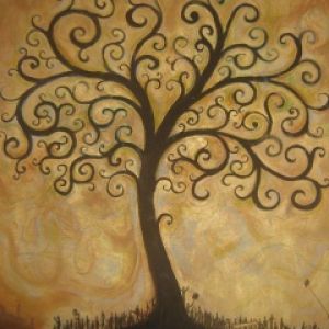 Verwickelter Baum Kunst