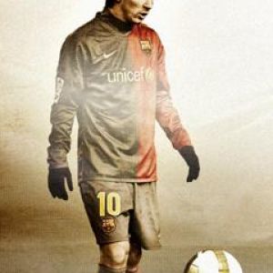 Lionel Messi Fußballkunst