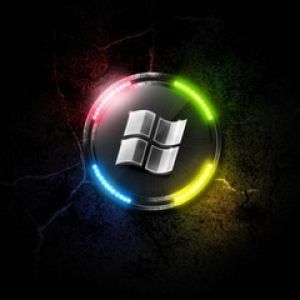 Buntes Design des Windows-Logos