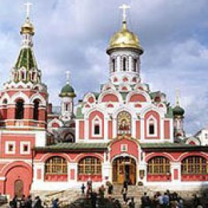 Bunte russische Kirche