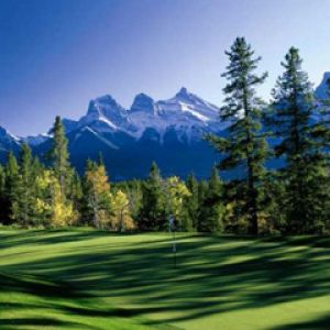 Golfplatz in den Bergen