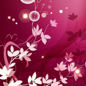 Elegantes Florales Abstraktes Design