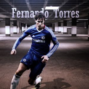 Fernando Torres Fußballaktion