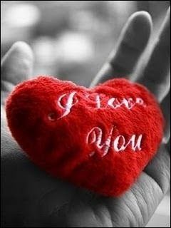 Rotes Herz Ich Liebe Dich