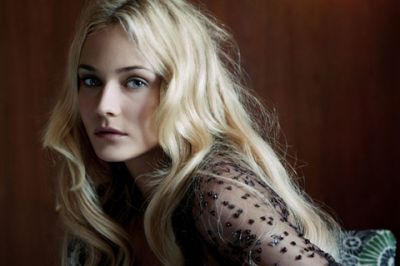 Elegante Blonde Schönheit