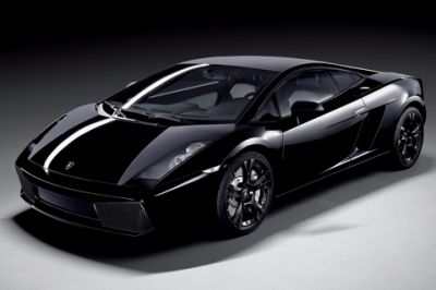 Schwarze Lamborghini Gallardo