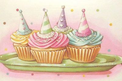 Bunte Cupcakes für Feiern