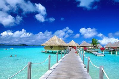 Tropisches Paradies am Strand