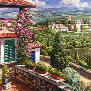 Charmante italienische Landschaft