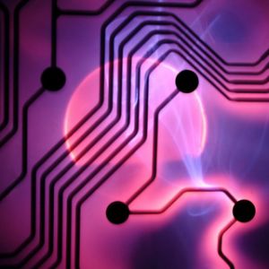Futuristisches Schaltkreisdesign