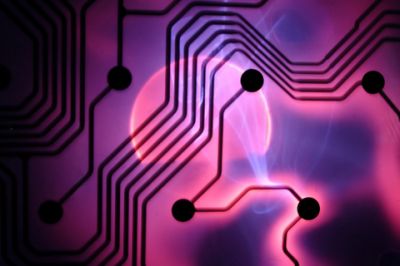 Futuristisches Schaltkreisdesign