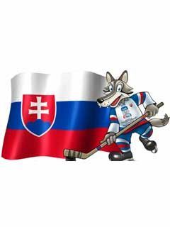 Slowakische Hockey-Maskotte