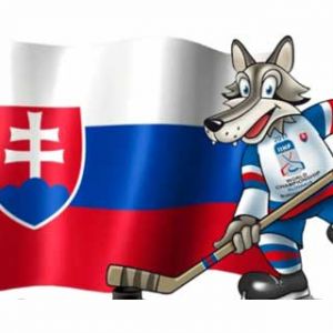 Slowakische Hockey-Maskotte