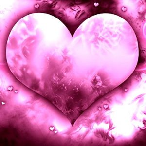 Rosa Herz Liebe Hintergrund