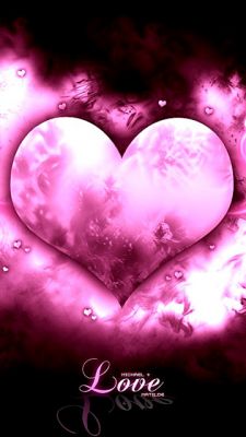 Rosa Herz Liebe Hintergrund