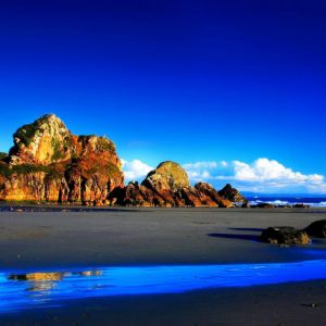 Beeindruckende Strandlandschaft
