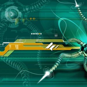 Futuristisches Technologiedesign