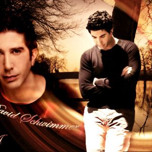Künstlerisches Porträt von David Schwimmer