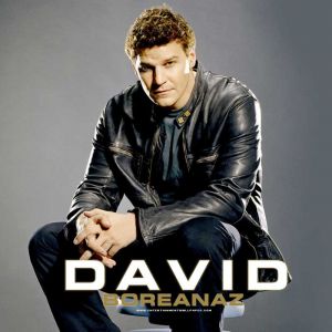 David Boreanaz in Lederjacke