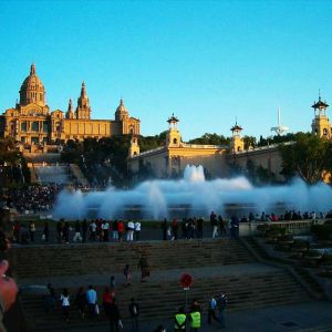 Magische Fontäne in Barcelona
