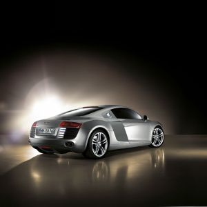 Elegantes Silbernes Audi R8