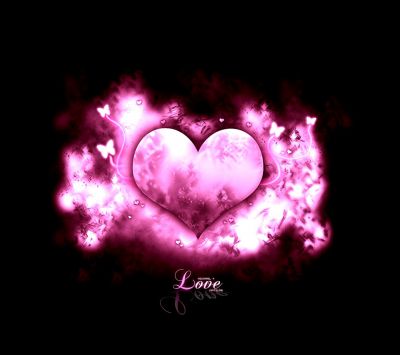 Rosa Herz Liebe