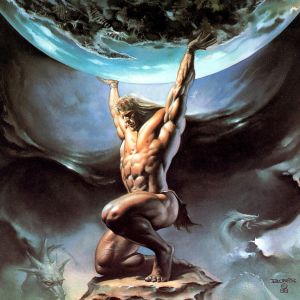 Atlas Hält die Welt
