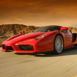 Ferrari Enzo auf der Straße