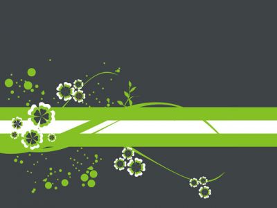 Blumiges Abstraktes Design