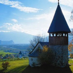 Malerische Bergkirche