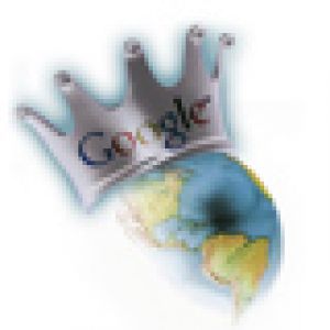 Google Logo mit Krone