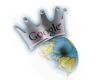Google Logo mit Krone