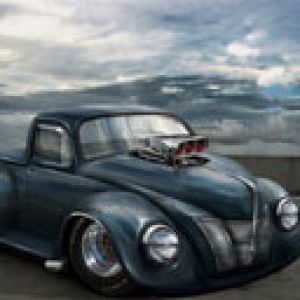 Klassischer Hot Rod Truck