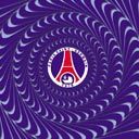 Abstraktes Design Paris Saint-Germain