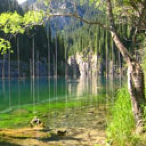 Ruhiger Bergsee