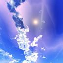 Schöner Himmel mit Wolken
