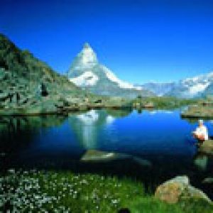 Bergspiegelung im See