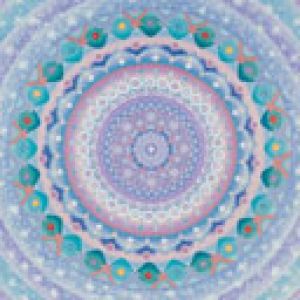 Buntes Mandala-Muster