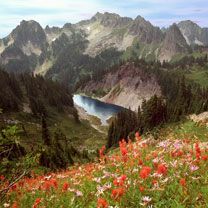 Bergsee Landschaft